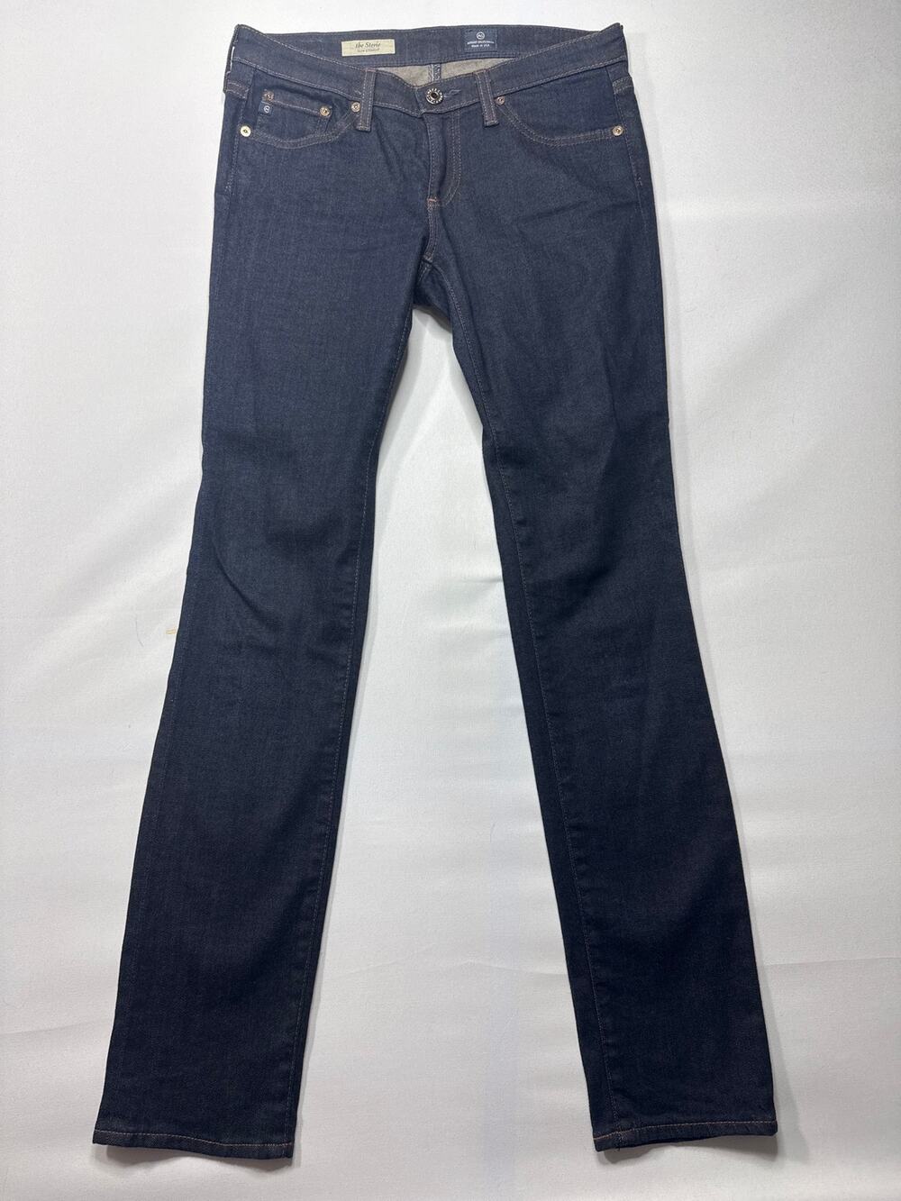 Adriano Goldschmied Women's The Stevie Slim Straight Blue Jeans - 27R (29x31)